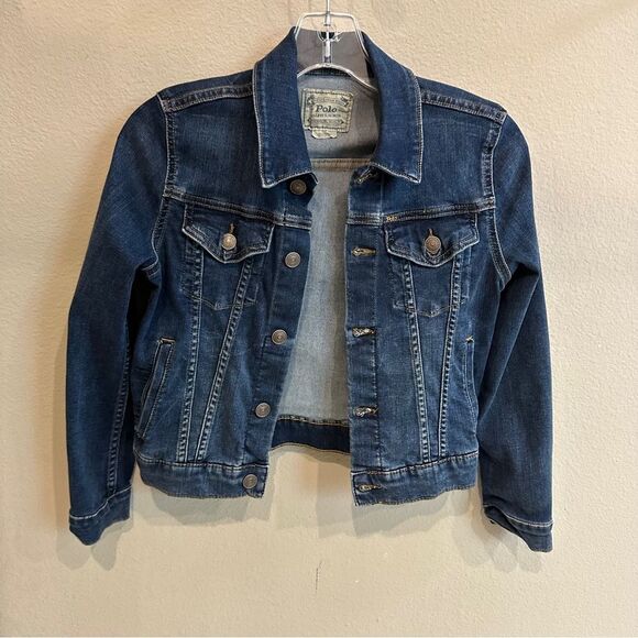 Polo by Ralph Lauren Blue  Jean Jacket Classic Style - Picture 2 of 8